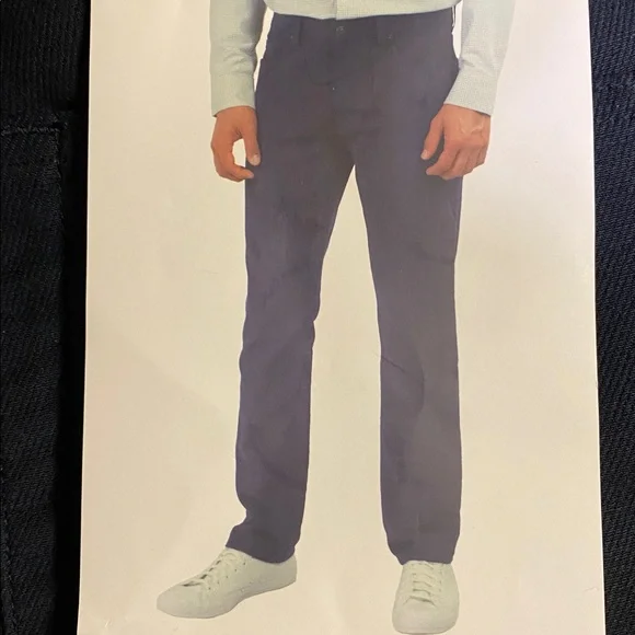 Jachs Dark Blue Men's 5 Pocket Stretch Fabric Pants - Picture 14 of 14